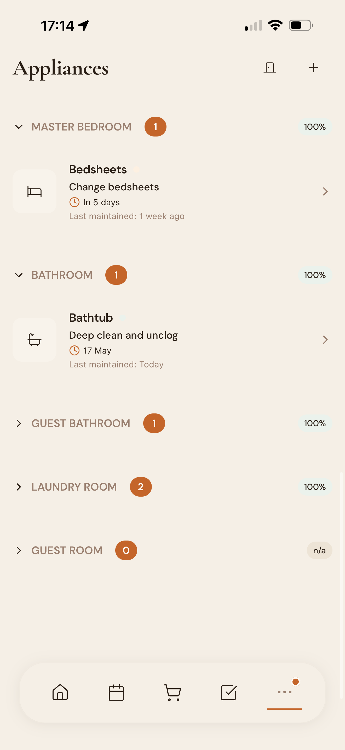 Appliances - in check