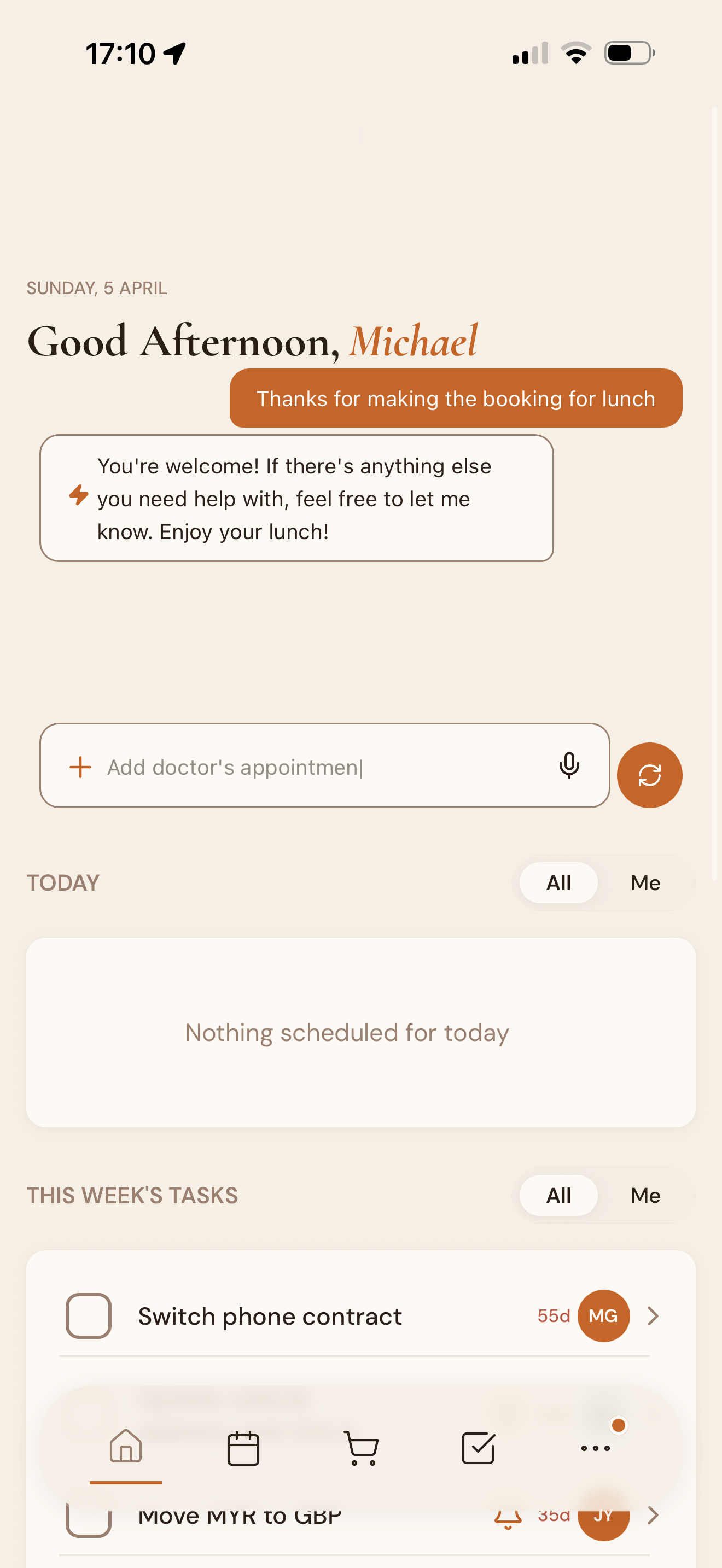 Bookings - made by nolo