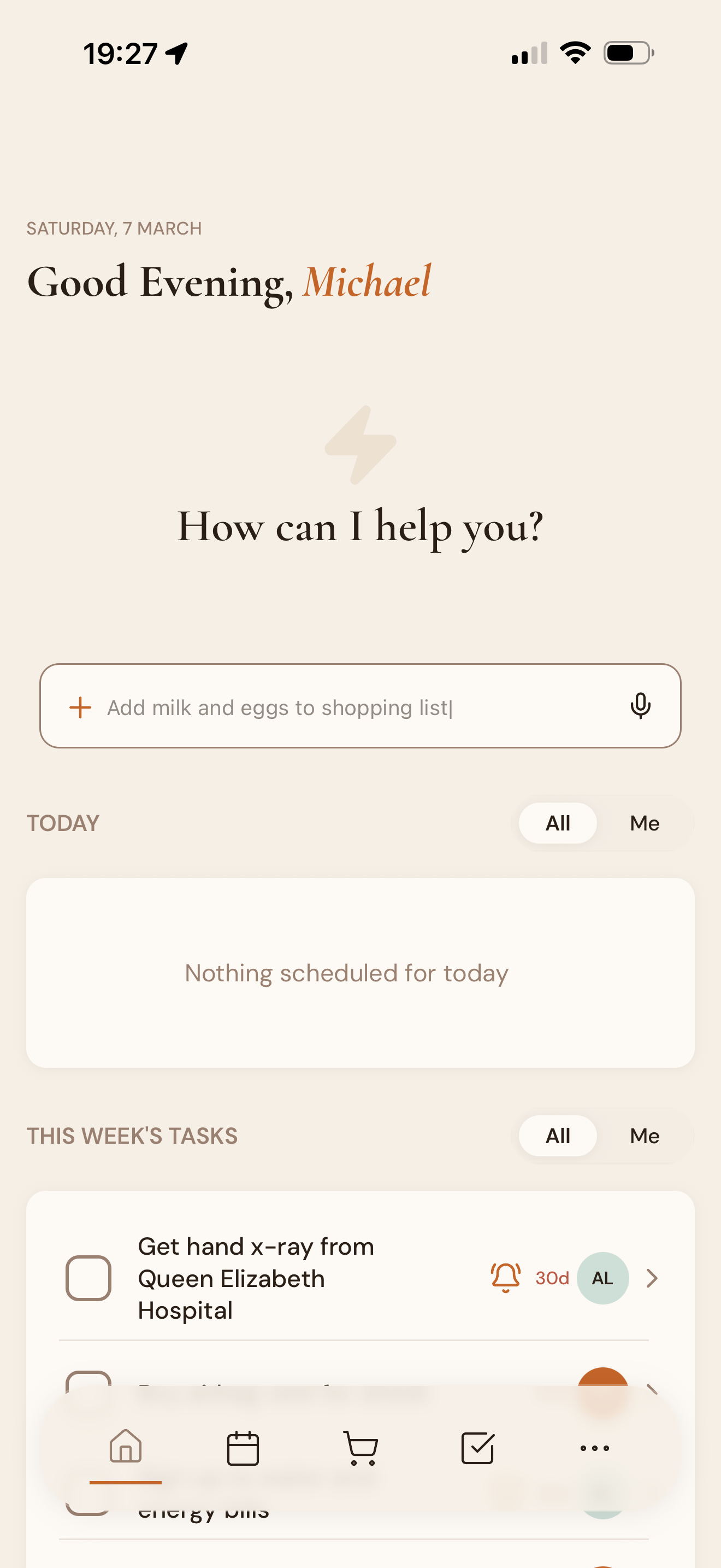 Running your household on nolo
